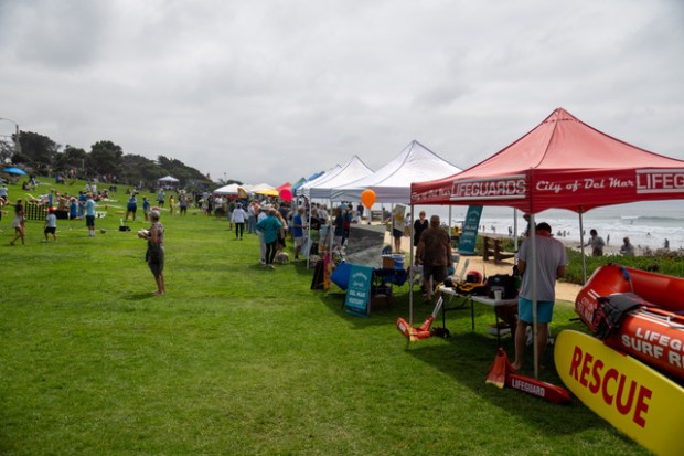 Community nonprofit information booths (Bill Morris)