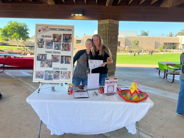 Attendees at the Back-to-School Night where the Torrey Pines High...
