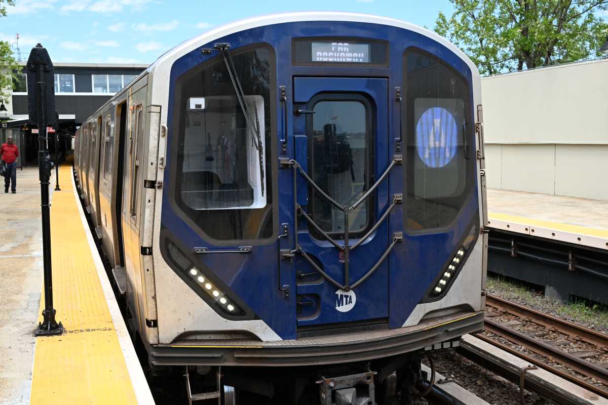 A train where subway attack occurred