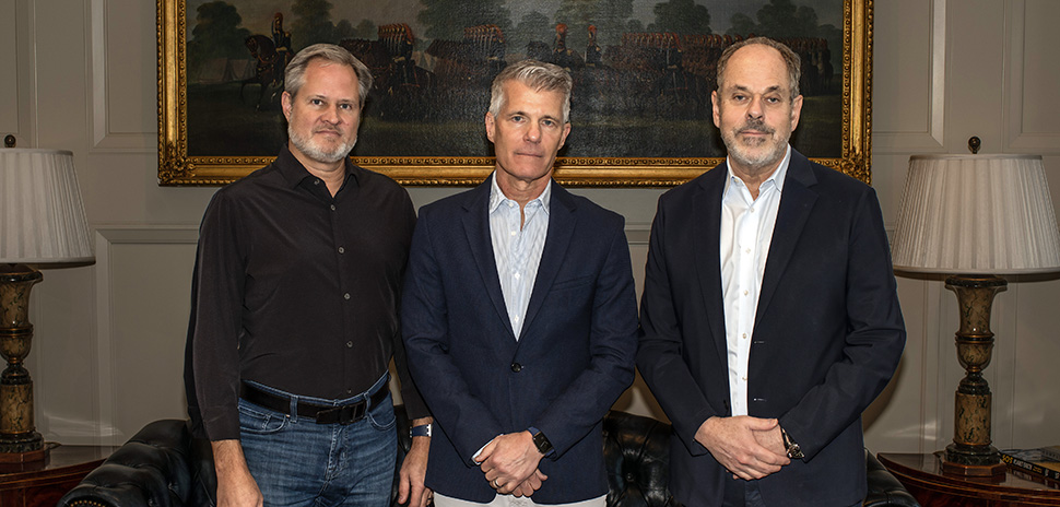 From left: Calvin Carter, Derek Wilson, and Bob Bennett, the founders of Dallas Opportunity Partners, a new Dallas-based investment platform. [Photo: Michael Samples]