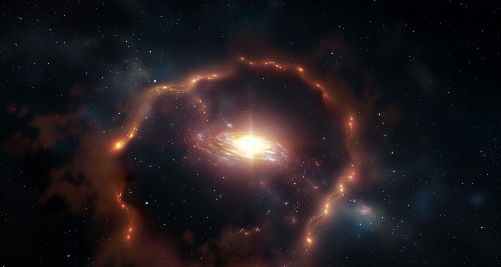 Distant Early Universe Art Concept