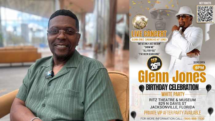 R&B singer Glenn Jones returns home to Jacksonville, celebrating birthday with concert on Friday