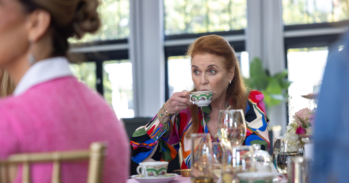 My High Tea with Sarah Ferguson, Duchess of York, a spot of light in a dark time
