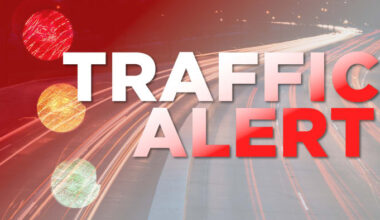 All lanes of I-95 NB north of IGP blocked by semi crash with fuel leak