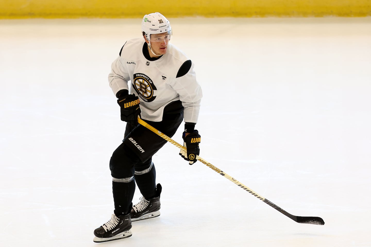 Nikita Zadorov will be skating for his third coach since joining the Bruins prior to last season.