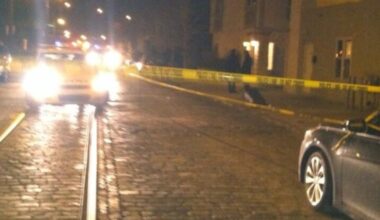 File photo of a crime scene on Front Street in Northern Liberties.