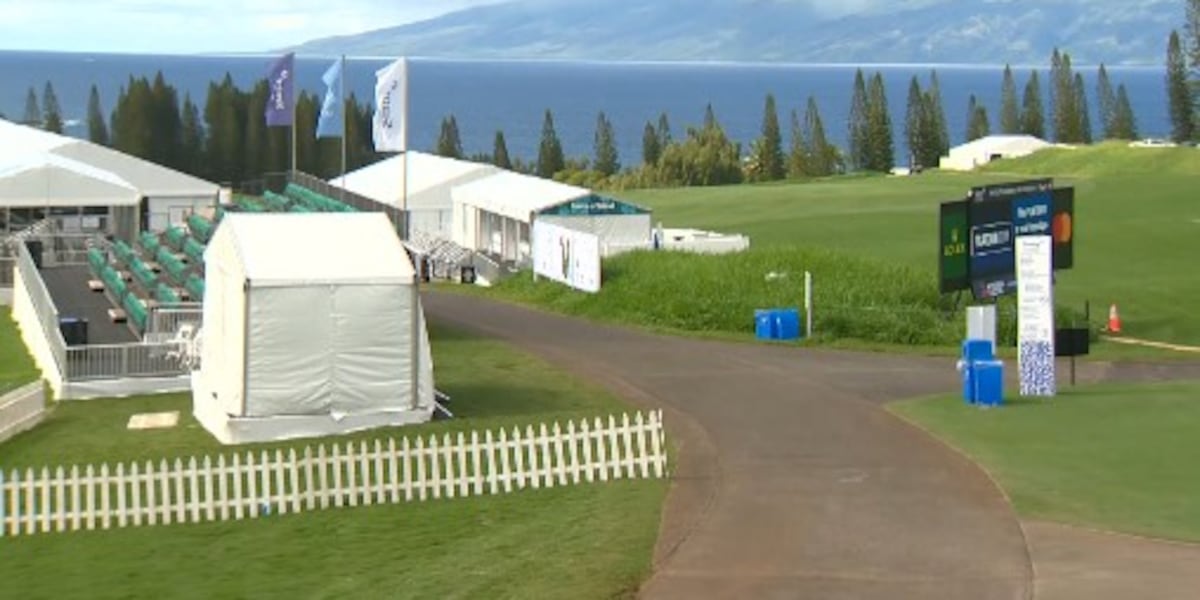 PGA Tour pulls Sentry tournament from Maui’s Kapalua Resort over drought