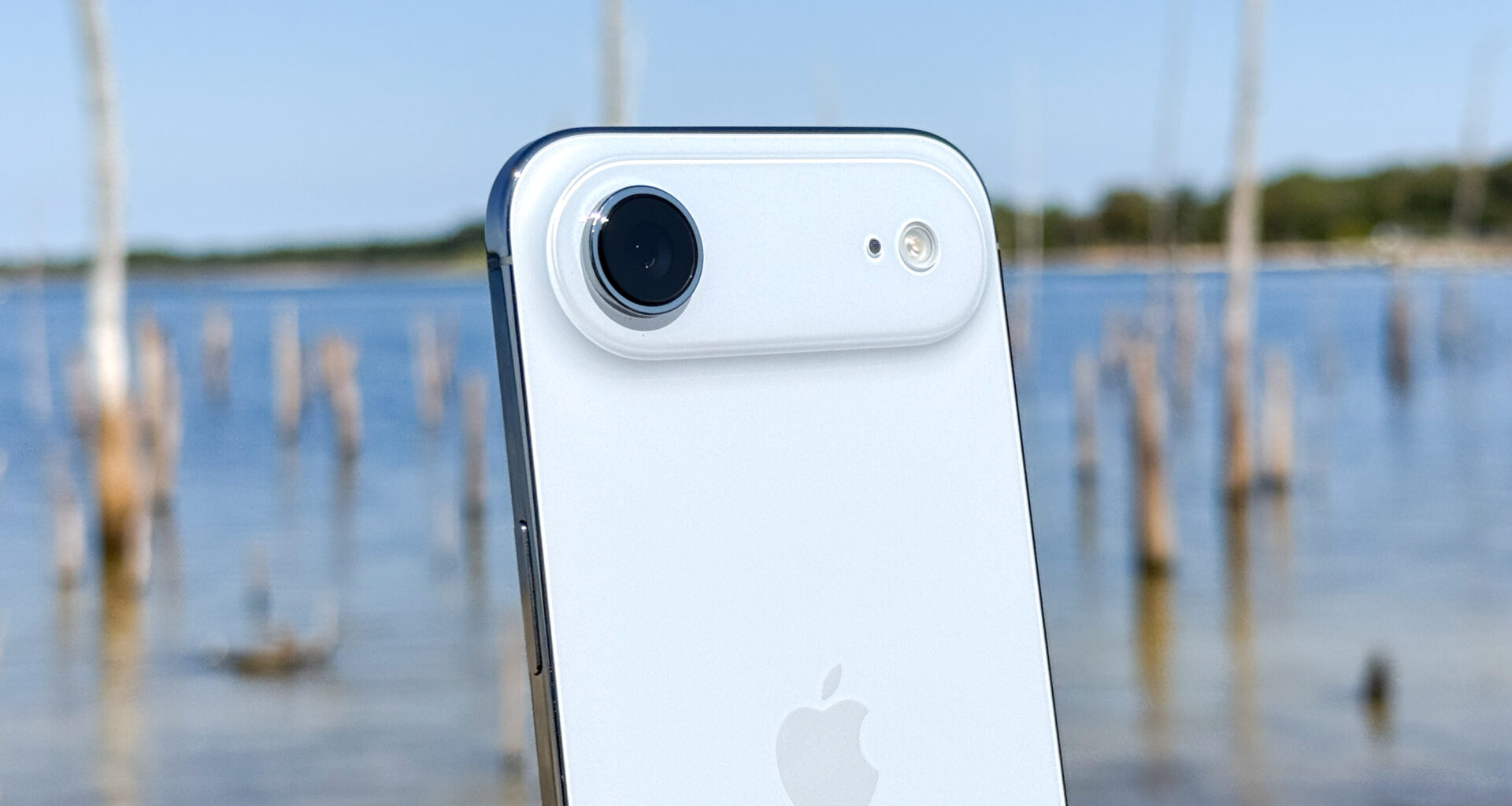 iPhone Air shown in hand