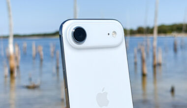 iPhone Air shown in hand