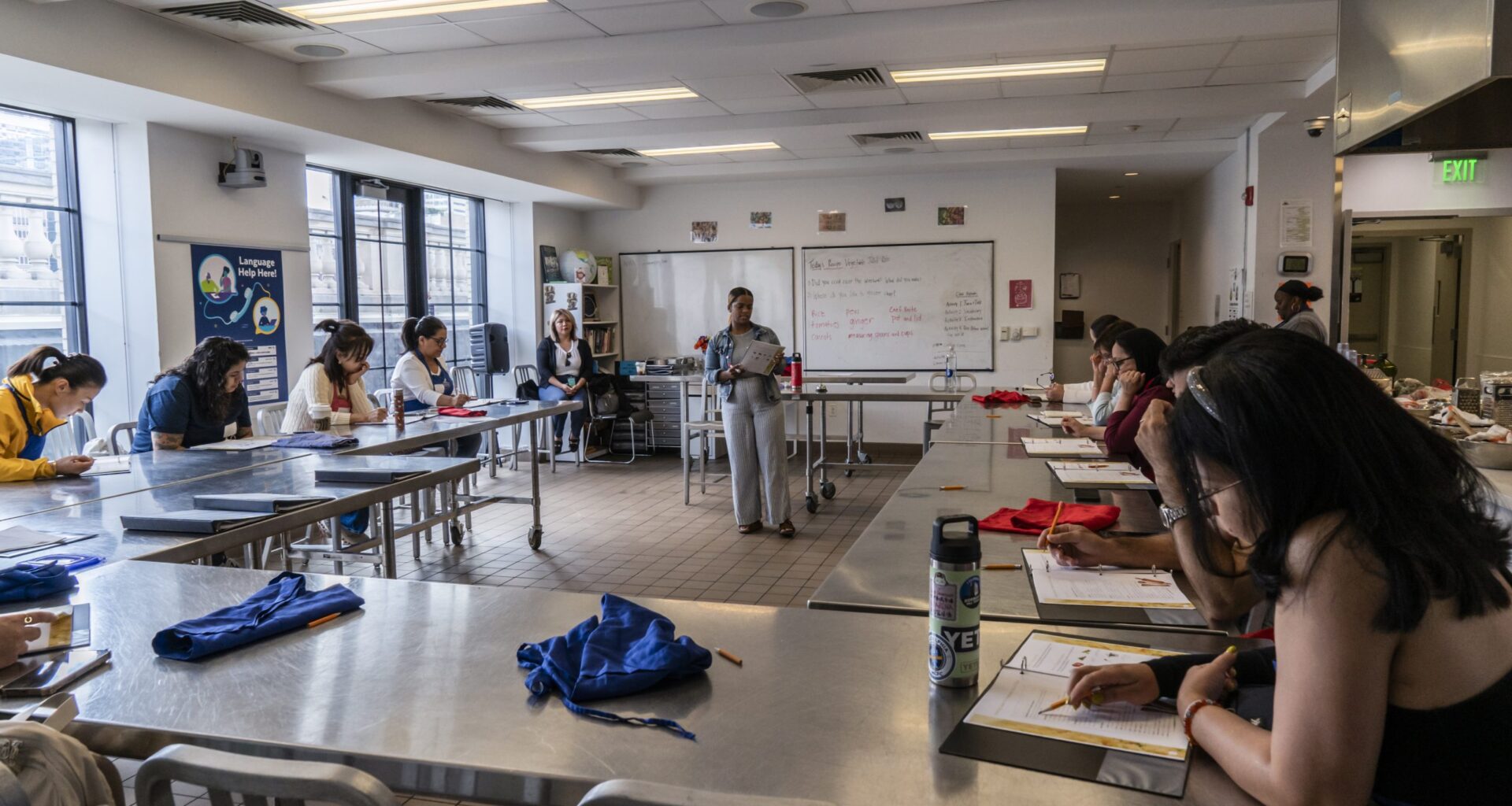 Free Library’s cooking program promotes community, language learning in Philly