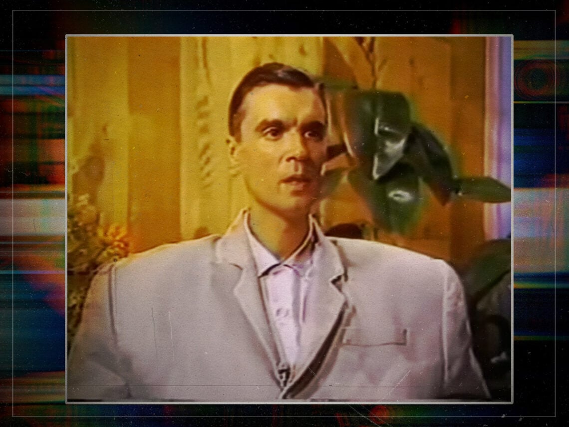 Enjoy the insanity of Talking Heads frontman David Byrne interviewing himself