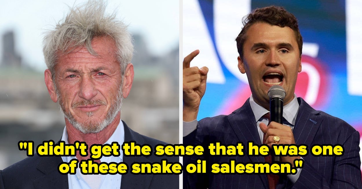 Sean Penn Said We Need More Charlie Kirk In Politics And The Internet Has Thoughts - BuzzFeed