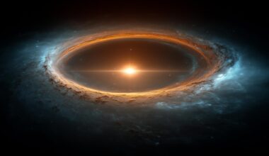Galaxy Dark Matter Halo Art Concept Illustration