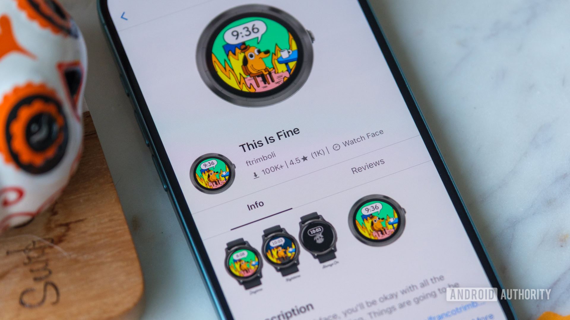 Garmin This Is Fine Watch Face creator details