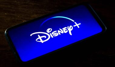 Disney+ app on phone