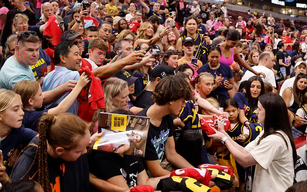 Caitlin Clark is here: Even sidelined, Indiana Fever star remains popular, divisive force