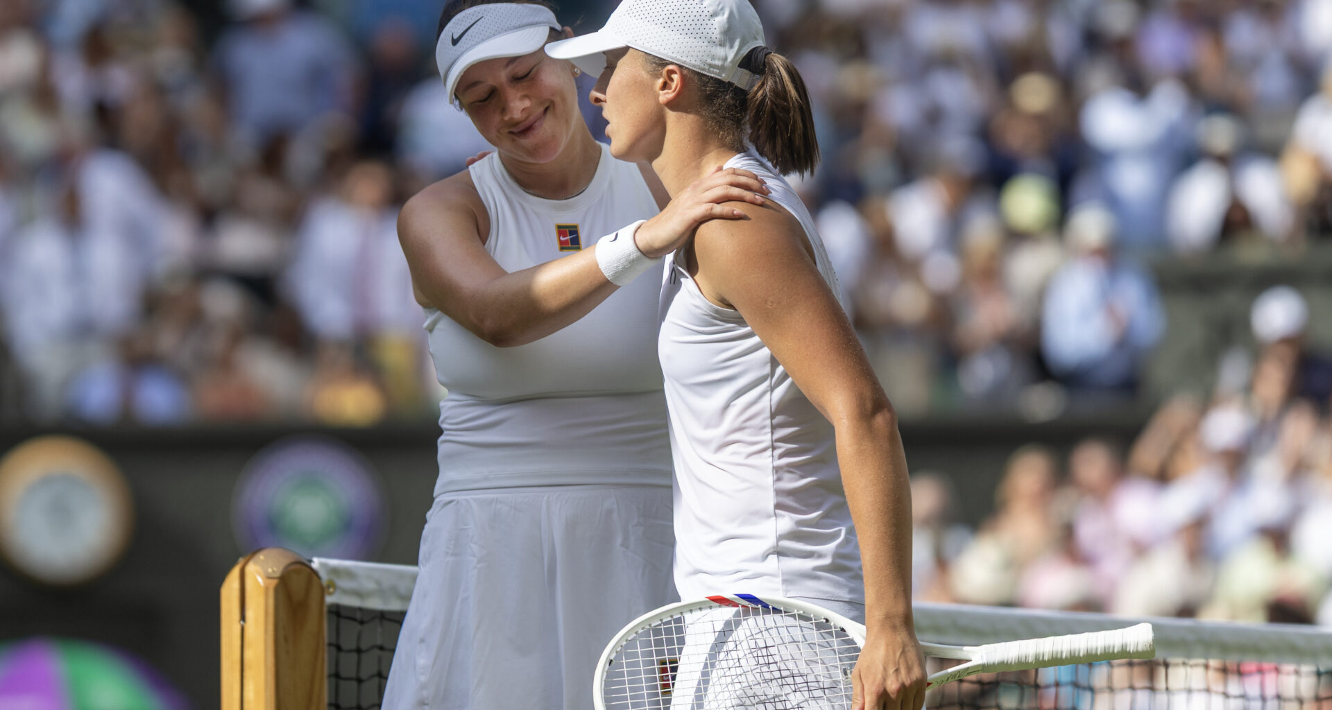 Iga Swiatek responds when asked how she feels about having to play Amanda Anisimova again at the US Open