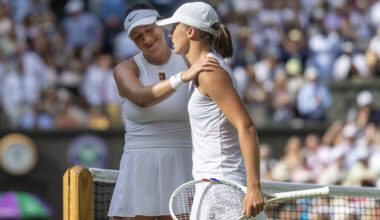 Iga Swiatek responds when asked how she feels about having to play Amanda Anisimova again at the US Open