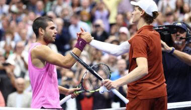 The 10 players with the most weeks as ATP number one as Carlos Alcaraz replaces Jannik Sinner