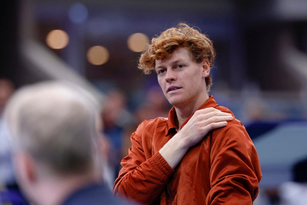 Jannik Sinner reacts after the 2025 US Open final