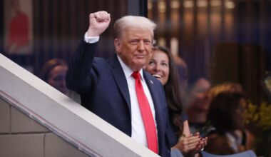 Trump Met With Boos & Cheers At US Open As Broadcasters Mute Reaction