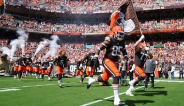 Fan throws green sex toy on field during Browns-Bengals game in Cleveland