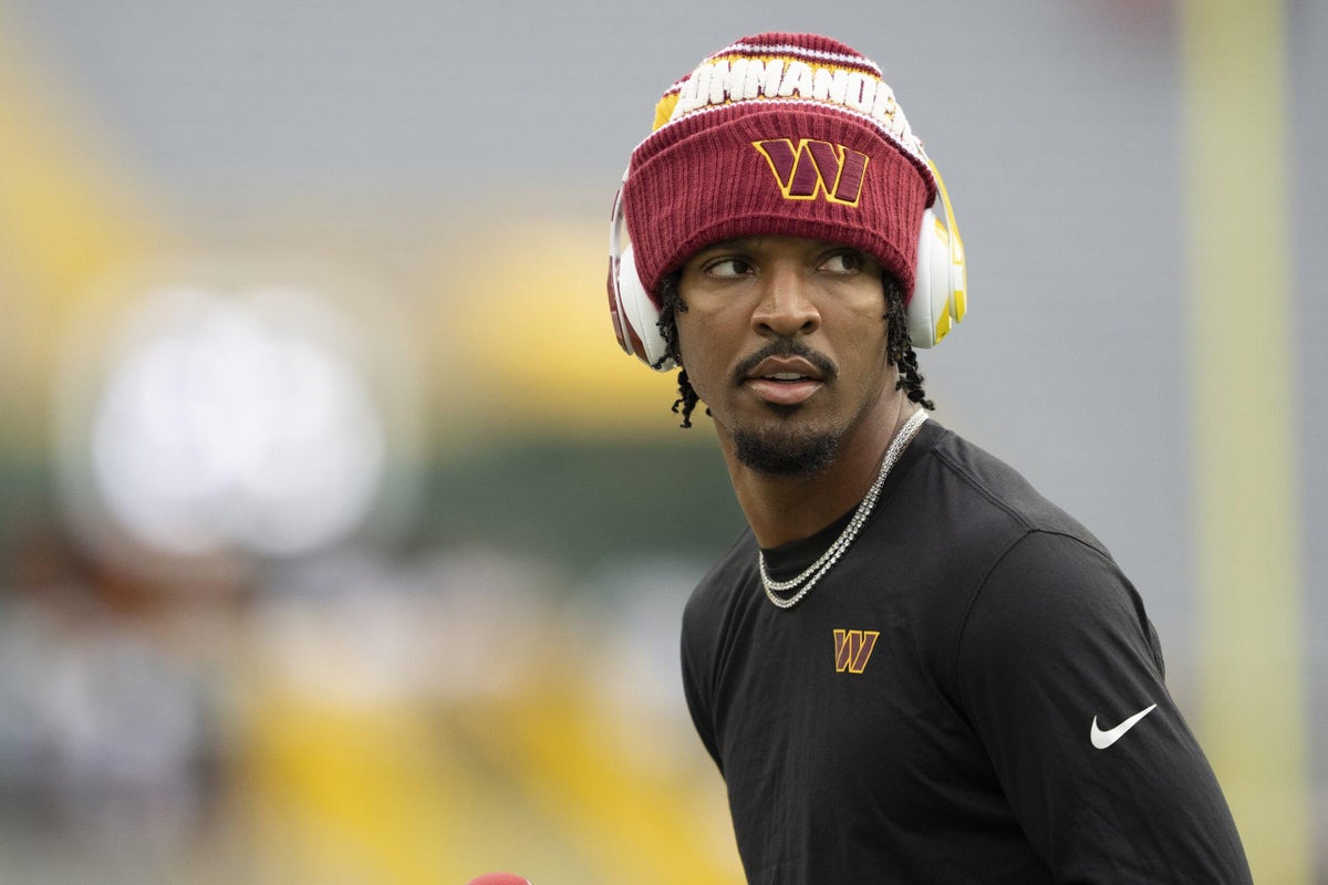 Commanders QB Jayden Daniels out vs. Raiders with knee sprain; Marcus Mariota to start