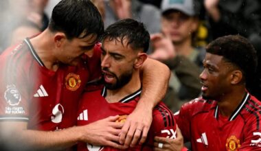 Bruno Fernandes reaches 100 goals for Man Utd. But he’s given a fractured club much more than that