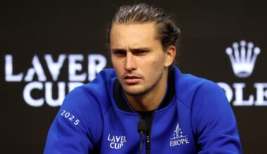 Alexander Zverev provides update on his back injury after losing both of his matches at the Laver Cup