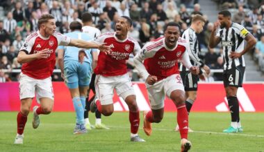 Newcastle 1 Arsenal 2: Gabriel’s redemption? Livramento blow? Calafiori towel incident?
