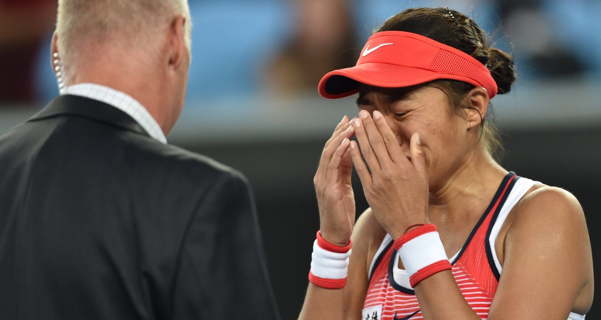 She lost her first 14 Grand Slam matches in a row before reaching the Australian Open quarterfinals