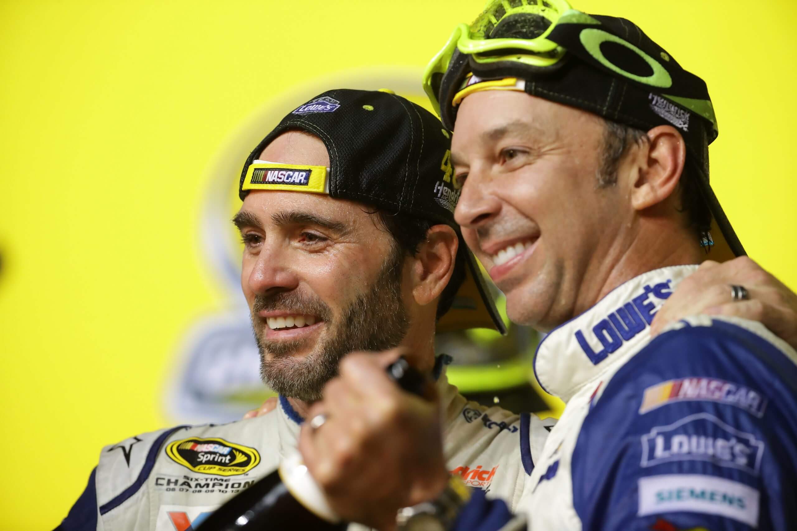 Jimmie Johnson and Chad Knaus