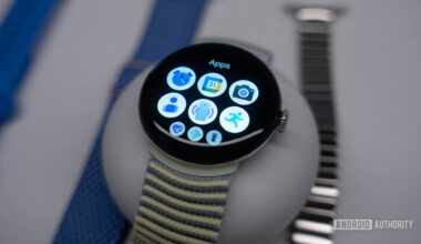 Google Pixel Watch 4 App Drawer