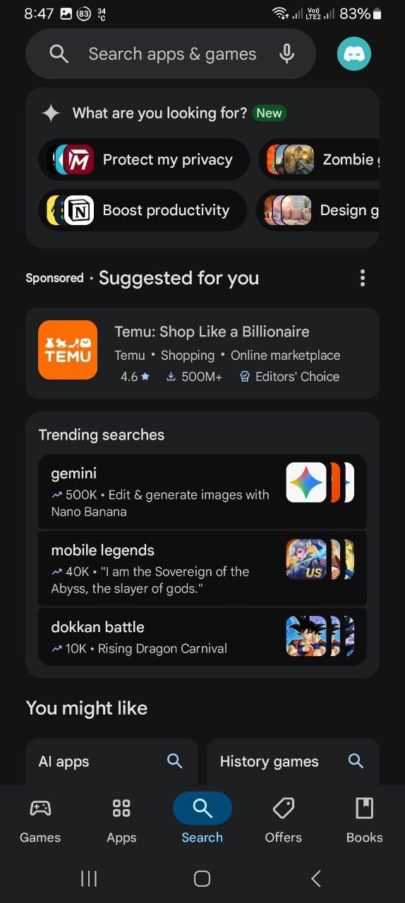 Google Play Store AI App Explorer 1