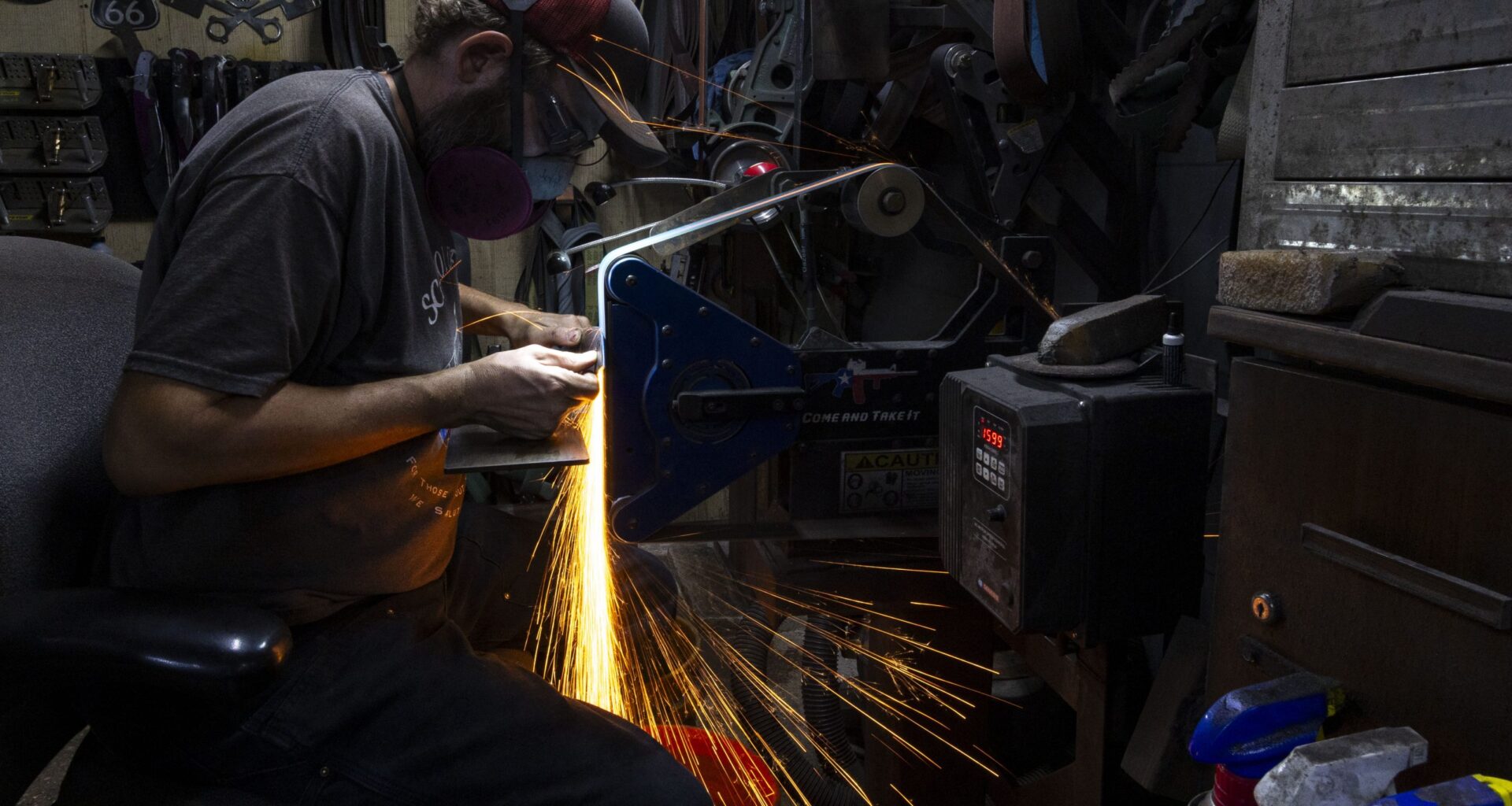 Made in Tarrant: Jeff Davidson, Fort Worth blacksmith, has been making knives since childhood