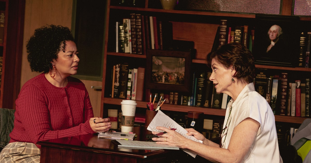 Professor, student fight over legacy of slavery in ‘The Niceties’ at Theatre Three