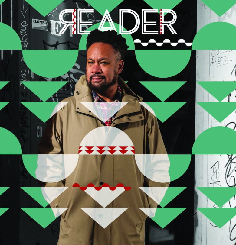 Reader cover featuring Mike Reed