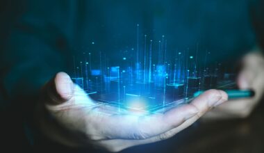 Hologram Hand Smartphone