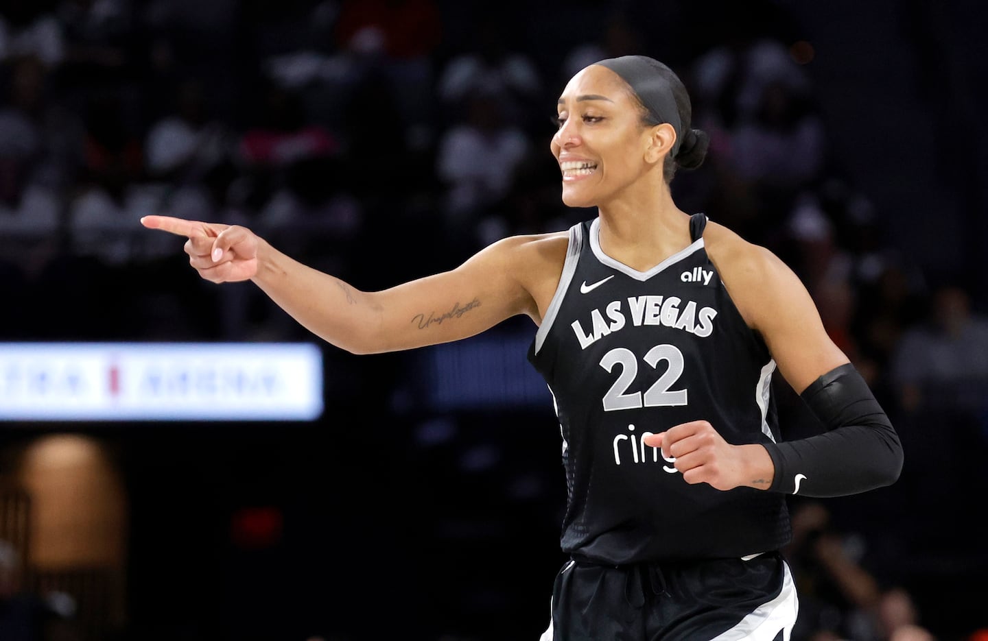 A'ja Wilson and the Aces won 16 straight games to end the regular season.