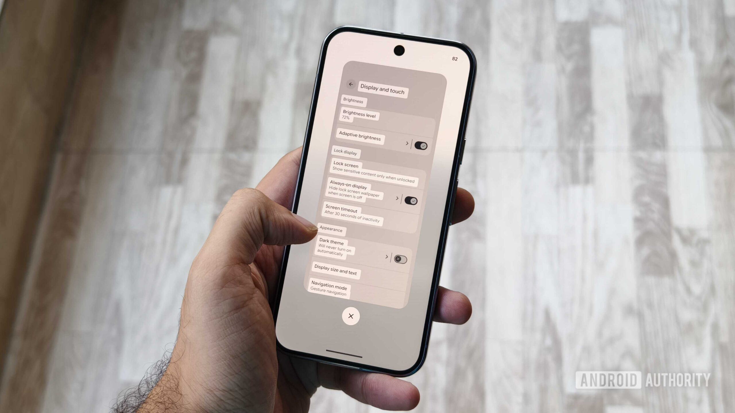 Pixel UI overview screen on Pixel 10 Pro.