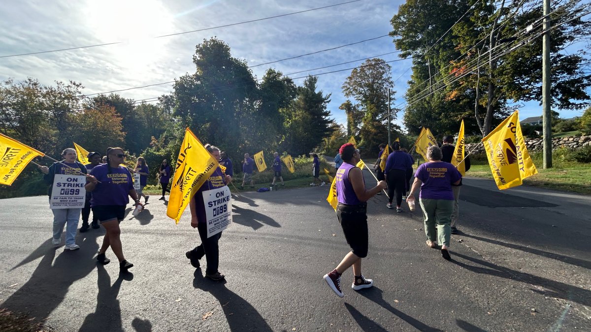 Caregiving workers continue to strike as they demand pension security – NBC Connecticut