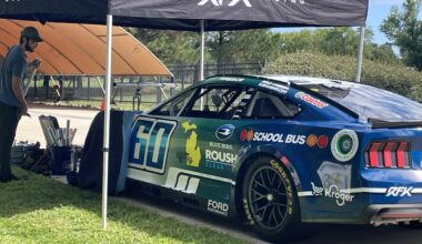 Michigan Association Films Illegal School Bus Passing PSA with NASCAR's Preece