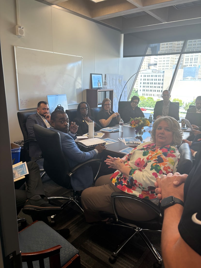 Four council members met with officials from Ashford Hospitality Trust to discuss a homeless...