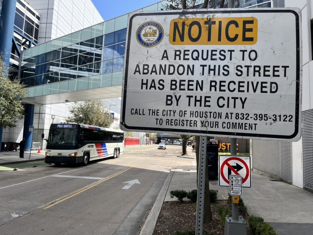 Polk Street Closure Signs