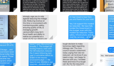 Jax City Council text messages