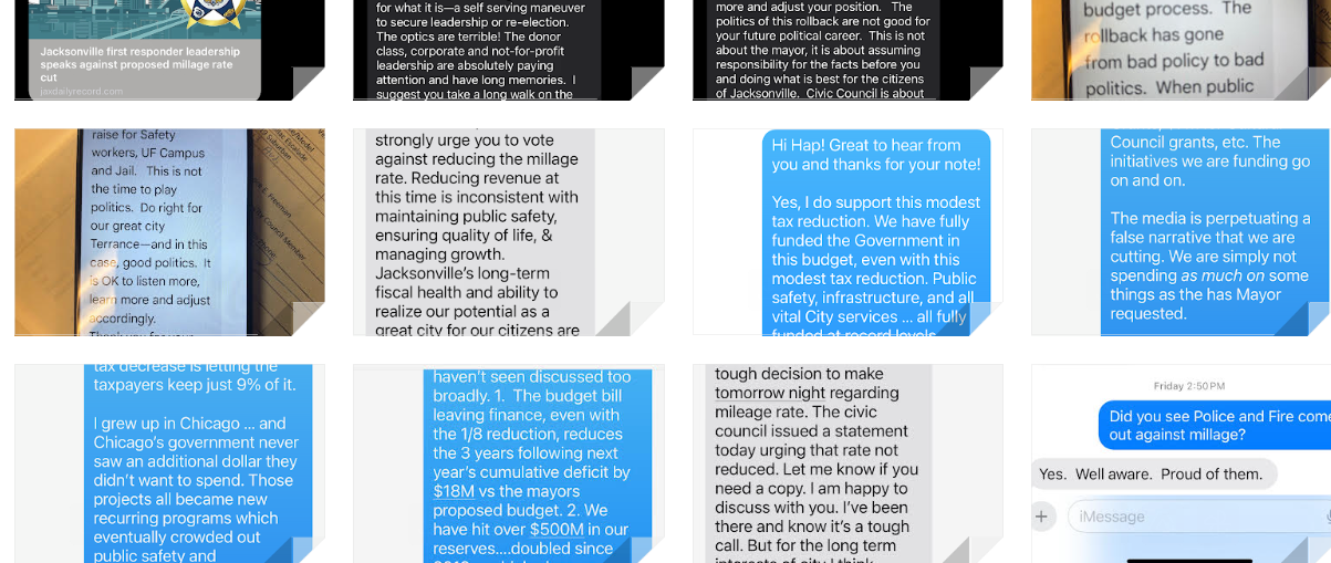 Jax City Council text messages