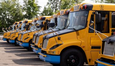 Quebec orders Lion Electric school buses off the roads for urgent inspections after Montreal fire