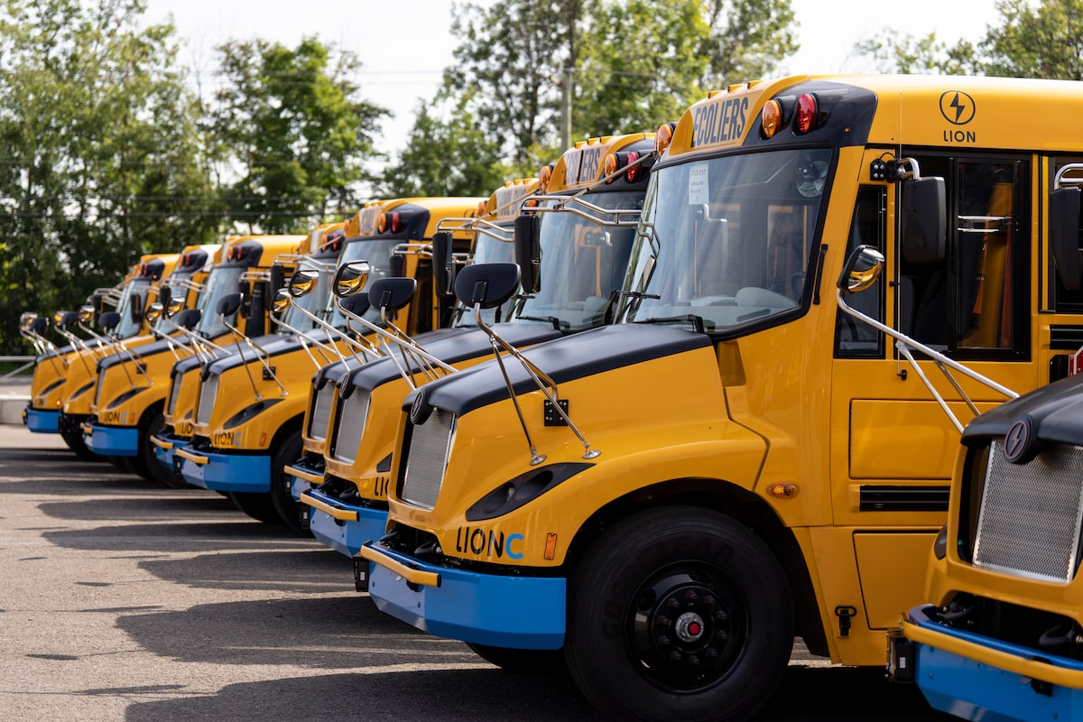Quebec orders Lion Electric school buses off the roads for urgent inspections after Montreal fire
