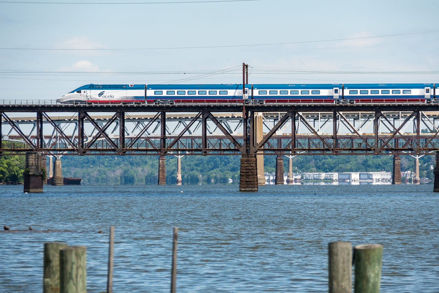 One of Amtrak’s NextGen Acela trains.