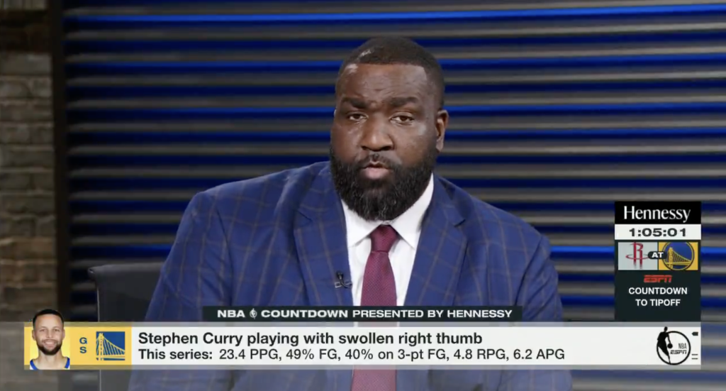 Kendrick Perkins has high praise for journalists: 'Them motherf*ckers are sharks'